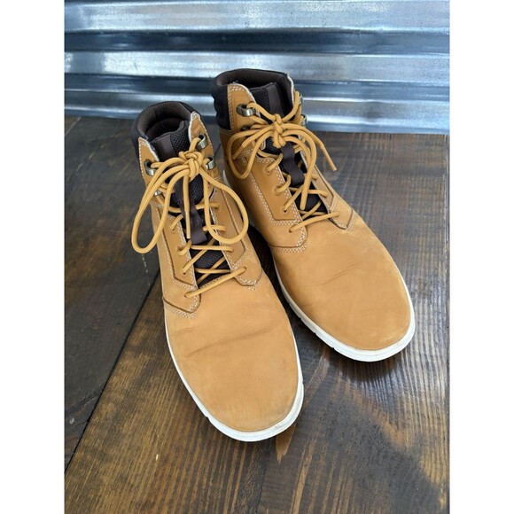 Timberland Men's Graydon Lightweight Mid Lace Up Wheat Sneaker Boot - Nubuck - Picture 4 of 8
